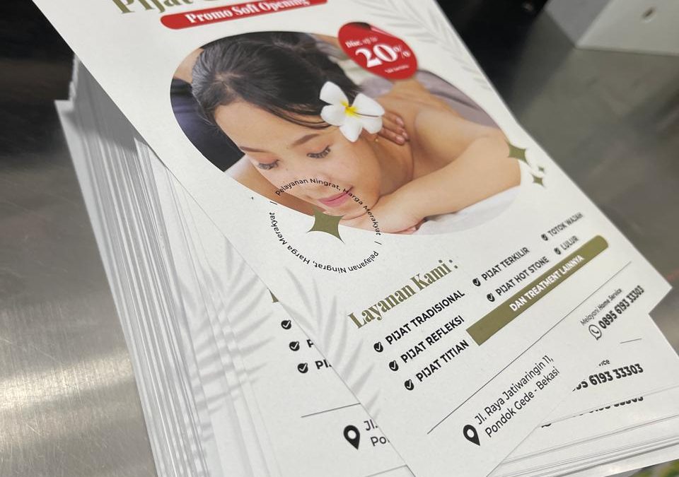 Layanan Cetak Brosur dan Flyer Profesional Berkualitas untuk promosi Bisnis Anda dengan Harga Terjangkau